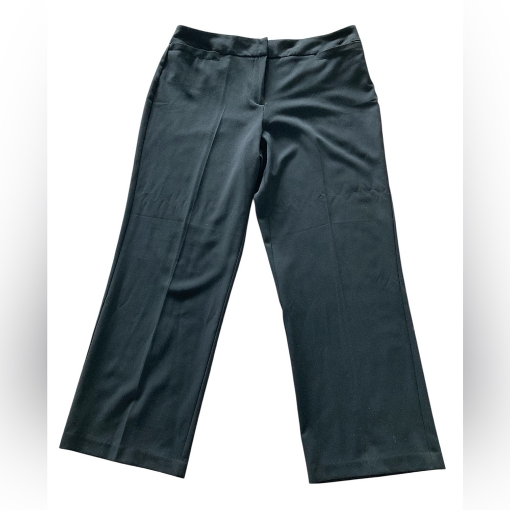 Ninety straight-leg Black Pants, Size 16, NWT